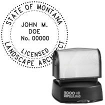 Pre-Inked Montana Licensed Landscape Architect R-40