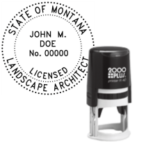 ​Self-Inking Montana Licensed Landscape Architect R-40