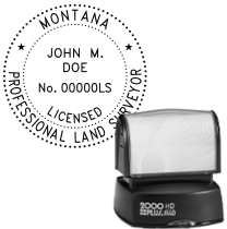 Pre-Inked Montana Professional Land Surveyor R-40