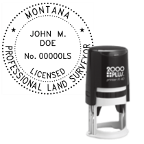​Self-Inking Montana Professional Land Surveyor R-40