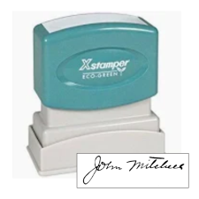 Xstamper N10 Pre-Inked Stamp, 1/2" x 1-5/8"
Perfect for bank endorsements, address, or message stamping. The laser engraved rubber makes this stamp strong and durable for years of use. Makes approximately 50,000 impressions before re-inking is needed. Us