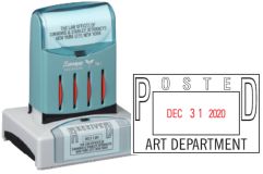 Shop the N82 Pre-Inked Xstamper Custom Versadater at CalStamp! Perfect for precise impressions, 1-5/16" x 2-1/8". Order now and ensure quality with Xstamper Refill Ink!