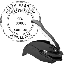 North Carolina Licensed Architect Embosser