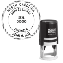 ​Self-Inking North Carolina Professional Engineer R-40