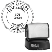 Pre-Inked North Carolina Professional Engineer R-40