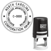 Self-Inking North Carolina Registered Landscape Architect R-40