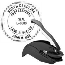 North Carolina Professional Land Surveyor Embosser