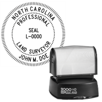 Pre-Inked North Carolina Professional Land Surveyor R-40