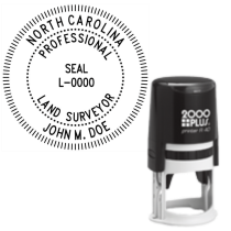 ​Self-Inking North Carolina Professional Land Surveyor R-40