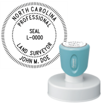 Pre-Inked North Carolina Professional Land Surveyor  Xstamper