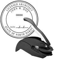 North Dakota Licensed Architect Embosser