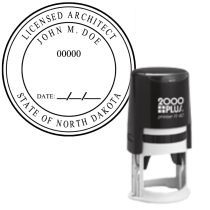 ​Self-Inking North Dakota Licensed Architect R-40
