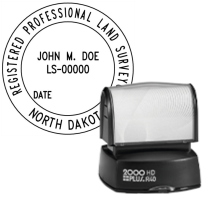Pre-Inked North Dakota Registered Professional Land Surveyor R-40