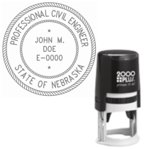 Self-Inking Nebraska Professional Civil Engineer R-40