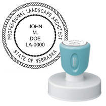 Pre-Inked Nebraska Professional Landscape Architect Xstamper