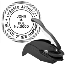 New Hampshire Licensed Architect Embosser