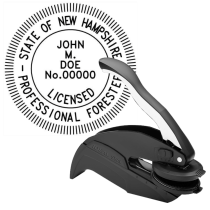 New Hampshire Licensed Prof. Forester Embosser