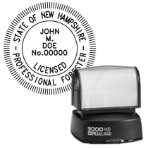 Pre-Inked New Hampshire Licensed Prof. Forester R-40
