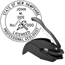 New Hampshire Licensed Prof. Geologist Embosser
