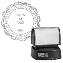 Pre-Inked New Hampshire Licensed Landscape Architect R-40