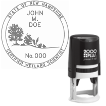 Self-Inking New Hampshire Certified Wetlands Scientist R-40