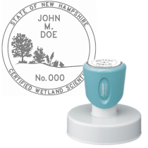 ​Pre-Inked New Hampshire Certified Wetlands Scientist Xstamper