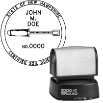 Pre-Inked New Hampshire Certified Soil Scientist R-40