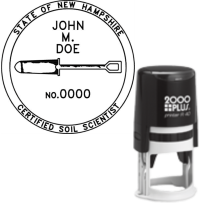 Self-Inking New Hampshire Certified Soil Scientist R-40