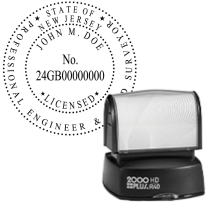 Pre-Inked New Jersey Professional Engineer & Land Surveyor R-40