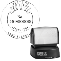 Pre-Inked New Jersey Licensed
Land Surveyor R-40