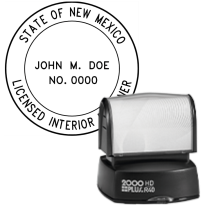 Pre-Inked New Mexico Licensed Interior Designer R-40
