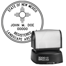 Pre-Inked New Mexico Registered Landscape Architect R-40