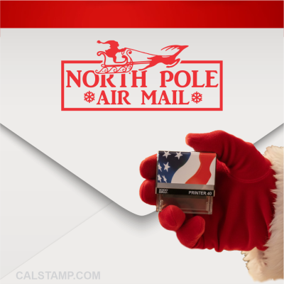 North Pole Self-Inking Stamp
Printer 40