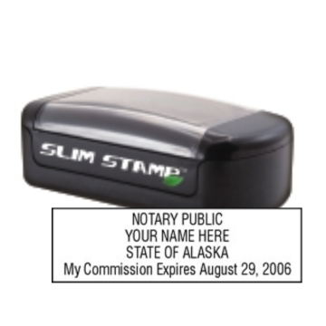 AK-SLIM - AK Notary
Slim Pre-Inked Stamp