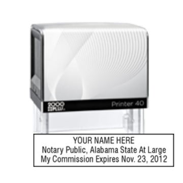 AL-NOT-40 - AL Notary
Self-Inking Stamp