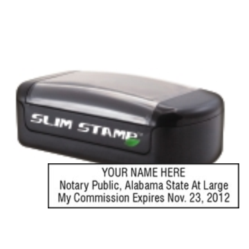 AL Notary<br>Pre-Inked Slim Stamp