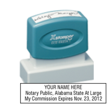 AL Notary<br>X-Stamper Pre-Inked Stamp
