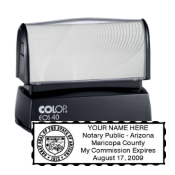 AZ Notary<br>Colop Pre-Inked Stamp
