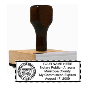 AZ Notary<br>Rubber Stamp