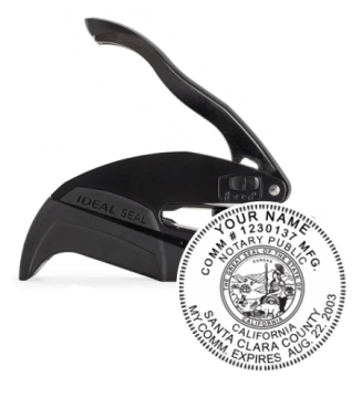 CA Notary<br>Embosser Seal Stamp