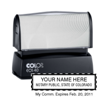 CO-COLOP - CO Notary
Colop Pre-Inked Stamp