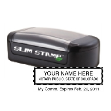 CO-SLIM - CO Notary
Slim Pre-Inked Stamp