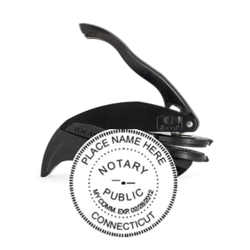 CT Notary<br>Seal Embosser Stamp
