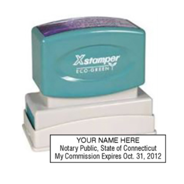 CT Notary<br>X-Stamper Pre-Inked Stamp
