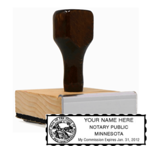 MN Notary<br>Rubber Stamp