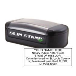 MO-SLIM - MO Notary
Slim Pre-Inked Stamp