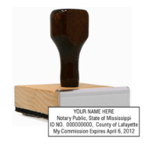 Get your customized MS Notary Rubber Stamp from CalStamp! High-quality, rectangular notary stamp personalized with your info. Order now for fast, reliable service!