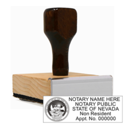 NV Notary Non Resident<br>Rubber Stamp