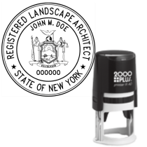 ​Self-Inking New York Registered Landscape Architect R-40