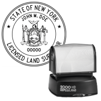Pre-Inked New York Licensed Land Surveyor R-40